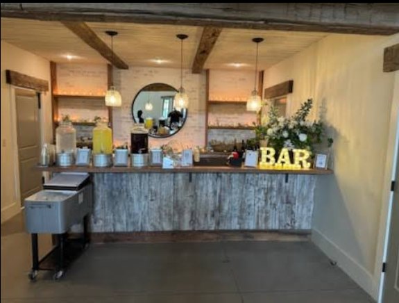 Bartiste Bar Services event bar setup, photo 1